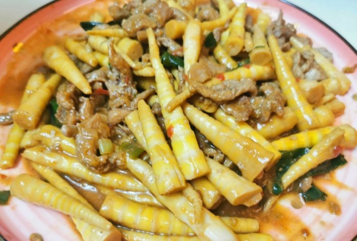箭筍料理